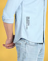 Flying Machine Spread Collar Denim Shirt