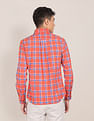 U.S. Polo Assn. Spread Collar Cotton Check Casual Shirt