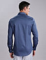 Tommy Hilfiger Striped Regular Fit Plain Woven Shirt