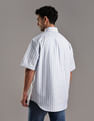 Tommy Hilfiger Striped Oversized Fit Oxford Woven Shirt