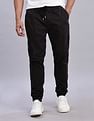 Tommy Hilfiger Mens Black Solid Jogger