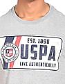 U.S. Polo Assn. Denim Co. Round Neck Brand Print T-Shirt