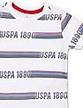 U.S. Polo Assn. Kids Boys Crew Neck Striped T-Shirt
