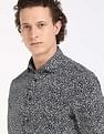 Tommy Hilfiger Mens Blue Floral Shirt