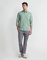 Arrow Sport Geometric Print Manhattan Slim Shirt