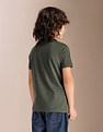 U.S. Polo Assn. Kids Boys Regular Fit Brand Printed T-Shirt