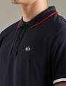 Tommy Hilfiger Solid Regular-Fit Cotton Polo Shirt