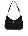 Tommy Hilfiger Solid Black PU Bag