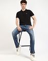 Tommy Hilfiger Solid Slim-Fit Cotton Polo Shirt