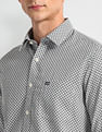 Arrow Sport Floral Print Dobby Shirt