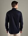 Tommy Hilfiger Solid Regular-Fit Cotton Woven Shirt