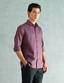 Arrow Newyork Slim Fit Smart Satin Shirt