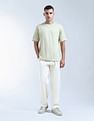 Flying Machine Embossed Pure Cotton T-Shirt