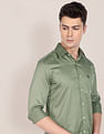 U.S. Polo Assn. Sateen Solid Cotton Casual Shirt