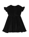 U.S. Polo Assn. Kids Flutter Sleeve Fit And Flare Dress