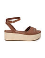 Tommy Hilfiger Sustainable Signature Logo Platform Sandals