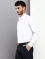 Calvin Klein Jeans Tuxedo Pleated Slim Fit Casual Shirt