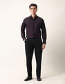 Arrow Manhattan Slim Fit Textured Ceremonial Shirt