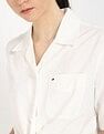 Tommy Hilfiger Solid Cropped Shirt