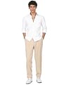 Calvin Klein Men White Pure Cotton Slim Fit Casual Shirt