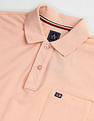 Arrow Sports Striped Sleeve Cotton Polo Shirt