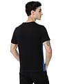 AD by Arvind Crew Neck Colour Block Cotton T-Shirt
