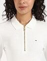 Tommy Hilfiger Solid Slim-Fit Cotton Polo T-Shirt