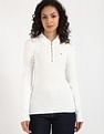 Tommy Hilfiger Solid Slim-Fit Cotton Polo T-Shirt