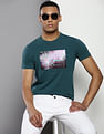 Calvin Klein Crew Neck Photo Print T-Shirt