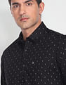 Arrow Sports Abstract Print Slim Fit Casual Shirt