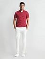 Arrow Sports Geometric Print Regular Polo Shirt