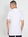 Arrow Sports Striped Jacquard Polo Shirt