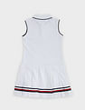 Tommy Hilfiger Kids Girls Cotton Polo Collar T-Shirt Dress