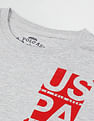 U.S. Polo Assn. Denim Co. Brand Print Heathered T-Shirt
