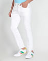 U.S. Polo Assn. Denim Co. Brandon Slim Tapered White Jeans