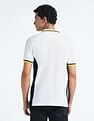 Flying Machine Contrast Panel Pique Polo Shirt