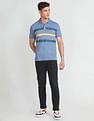 Arrow Sports Cotton Striped Polo Shirt