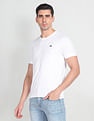 Arrow Sports Crew Neck Solid T-Shirt