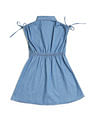 U.S. Polo Assn. Kids Girls Denim Fit And Flare Dress