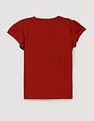 Tommy Hilfiger Kids Girl Flower Puff Print T-Shirt