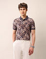 U.S. Polo Assn. Denim Co. Tropical Printed Pure Cotton Polo Shirt