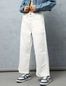Flying Machine Women High Rise Wide Leg Jeans