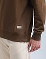 Flying Machine Solid  Relaxed Fit Sweatshirt