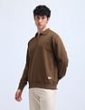 Flying Machine Solid  Relaxed Fit Sweatshirt
