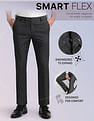 Arrow Slim Fit Flannel-Smart Flex Trousers