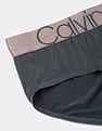 Calvin Klein Underwear Mens Solid Green Briefs