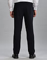 Tommy Hilfiger Regular-Fit Solid Mid Rise Trousers