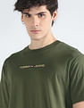 Tommy Hilfiger Organic Cotton Gold Linear T-Shirt