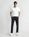 Arrow Sport Slim Fit Geometric Patterned Trousers