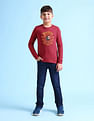 U.S. Polo Assn. Kids Boys Embroidered Logo Long Sleeve Cotton T-Shirt